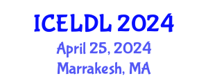 International Conference on E-Learning and Distance Learning (ICELDL) April 25, 2024 - Marrakesh, Morocco