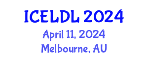 International Conference on E-Learning and Distance Learning (ICELDL) April 11, 2024 - Melbourne, Australia