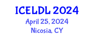 International Conference on E-Learning and Distance Learning (ICELDL) April 25, 2024 - Nicosia, Cyprus