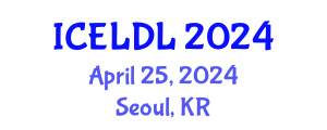International Conference on E-Learning and Distance Learning (ICELDL) April 25, 2024 - Seoul, Republic of Korea