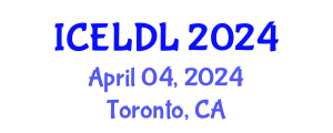 International Conference on E-Learning and Distance Learning (ICELDL) April 04, 2024 - Toronto, Canada