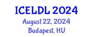 International Conference on E-Learning and Distance Learning (ICELDL) August 22, 2024 - Budapest, Hungary