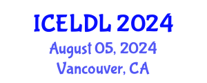International Conference on E-Learning and Distance Learning (ICELDL) August 05, 2024 - Vancouver, Canada