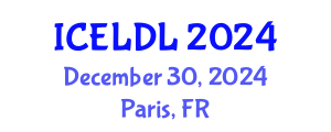 International Conference on E-Learning and Distance Learning (ICELDL) December 30, 2024 - Paris, France