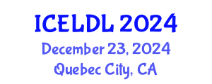 International Conference on E-Learning and Distance Learning (ICELDL) December 23, 2024 - Quebec City, Canada