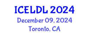 International Conference on E-Learning and Distance Learning (ICELDL) December 09, 2024 - Toronto, Canada