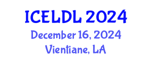 International Conference on E-Learning and Distance Learning (ICELDL) December 16, 2024 - Vientiane, Laos