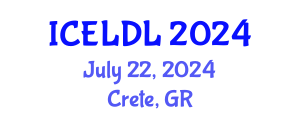 International Conference on E-Learning and Distance Learning (ICELDL) July 22, 2024 - Crete, Greece