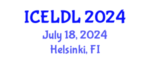 International Conference on E-Learning and Distance Learning (ICELDL) July 18, 2024 - Helsinki, Finland
