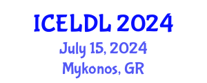 International Conference on E-Learning and Distance Learning (ICELDL) July 15, 2024 - Mykonos, Greece