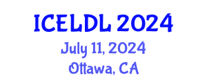 International Conference on E-Learning and Distance Learning (ICELDL) July 11, 2024 - Ottawa, Canada