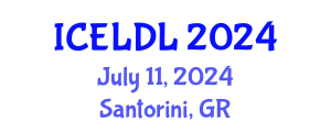International Conference on E-Learning and Distance Learning (ICELDL) July 11, 2024 - Santorini, Greece