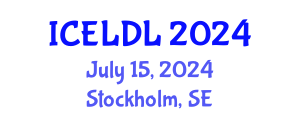 International Conference on E-Learning and Distance Learning (ICELDL) July 15, 2024 - Stockholm, Sweden