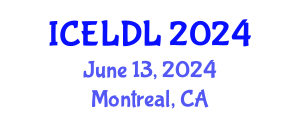 International Conference on E-Learning and Distance Learning (ICELDL) June 13, 2024 - Montreal, Canada