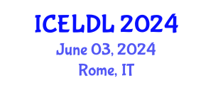 International Conference on E-Learning and Distance Learning (ICELDL) June 03, 2024 - Rome, Italy