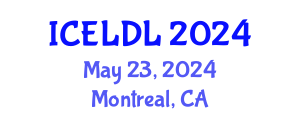 International Conference on E-Learning and Distance Learning (ICELDL) May 23, 2024 - Montreal, Canada