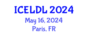 International Conference on E-Learning and Distance Learning (ICELDL) May 16, 2024 - Paris, France
