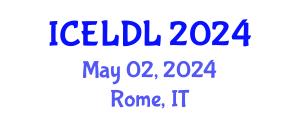 International Conference on E-Learning and Distance Learning (ICELDL) May 02, 2024 - Rome, Italy