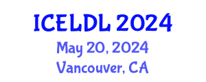 International Conference on E-Learning and Distance Learning (ICELDL) May 20, 2024 - Vancouver, Canada
