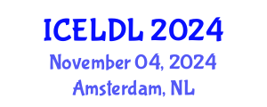 International Conference on E-Learning and Distance Learning (ICELDL) November 04, 2024 - Amsterdam, Netherlands