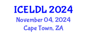 International Conference on E-Learning and Distance Learning (ICELDL) November 04, 2024 - Cape Town, South Africa