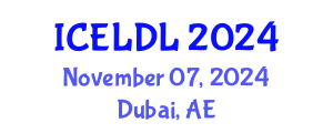 International Conference on E-Learning and Distance Learning (ICELDL) November 07, 2024 - Dubai, United Arab Emirates