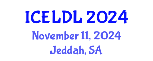 International Conference on E-Learning and Distance Learning (ICELDL) November 11, 2024 - Jeddah, Saudi Arabia