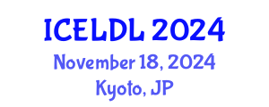 International Conference on E-Learning and Distance Learning (ICELDL) November 18, 2024 - Kyoto, Japan