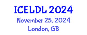 International Conference on E-Learning and Distance Learning (ICELDL) November 25, 2024 - London, United Kingdom
