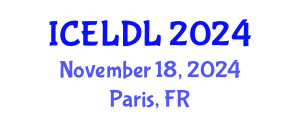 International Conference on E-Learning and Distance Learning (ICELDL) November 18, 2024 - Paris, France