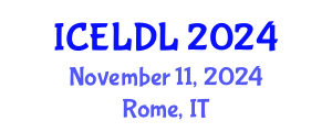 International Conference on E-Learning and Distance Learning (ICELDL) November 11, 2024 - Rome, Italy