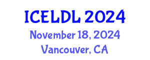 International Conference on E-Learning and Distance Learning (ICELDL) November 18, 2024 - Vancouver, Canada