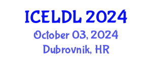 International Conference on E-Learning and Distance Learning (ICELDL) October 03, 2024 - Dubrovnik, Croatia