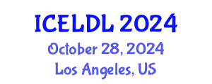 International Conference on E-Learning and Distance Learning (ICELDL) October 28, 2024 - Los Angeles, United States