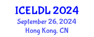 International Conference on E-Learning and Distance Learning (ICELDL) September 26, 2024 - Hong Kong, China