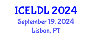 International Conference on E-Learning and Distance Learning (ICELDL) September 19, 2024 - Lisbon, Portugal