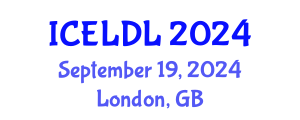 International Conference on E-Learning and Distance Learning (ICELDL) September 19, 2024 - London, United Kingdom