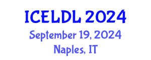 International Conference on E-Learning and Distance Learning (ICELDL) September 19, 2024 - Naples, Italy