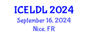 International Conference on E-Learning and Distance Learning (ICELDL) September 16, 2024 - Nice, France