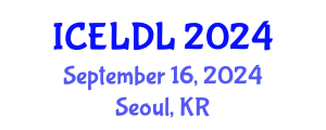 International Conference on E-Learning and Distance Learning (ICELDL) September 16, 2024 - Seoul, Republic of Korea