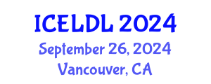 International Conference on E-Learning and Distance Learning (ICELDL) September 26, 2024 - Vancouver, Canada