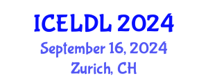 International Conference on E-Learning and Distance Learning (ICELDL) September 16, 2024 - Zurich, Switzerland