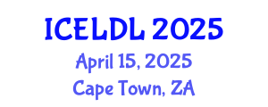International Conference on E-Learning and Distance Learning (ICELDL) April 15, 2025 - Cape Town, South Africa