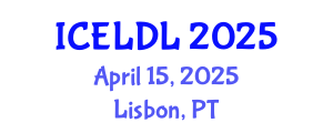 International Conference on E-Learning and Distance Learning (ICELDL) April 15, 2025 - Lisbon, Portugal