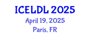 International Conference on E-Learning and Distance Learning (ICELDL) April 19, 2025 - Paris, France
