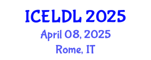 International Conference on E-Learning and Distance Learning (ICELDL) April 08, 2025 - Rome, Italy