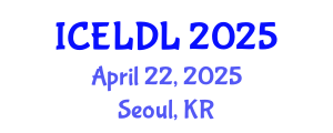 International Conference on E-Learning and Distance Learning (ICELDL) April 22, 2025 - Seoul, Republic of Korea