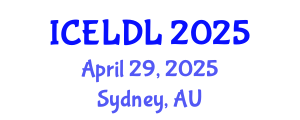 International Conference on E-Learning and Distance Learning (ICELDL) April 29, 2025 - Sydney, Australia