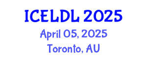 International Conference on E-Learning and Distance Learning (ICELDL) April 05, 2025 - Toronto, Australia