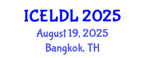 International Conference on E-Learning and Distance Learning (ICELDL) August 19, 2025 - Bangkok, Thailand